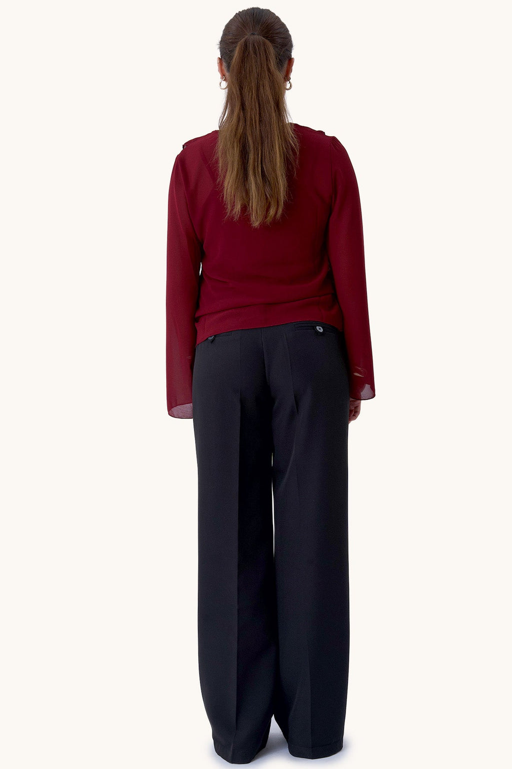 Blusa Alba - Burdeos
