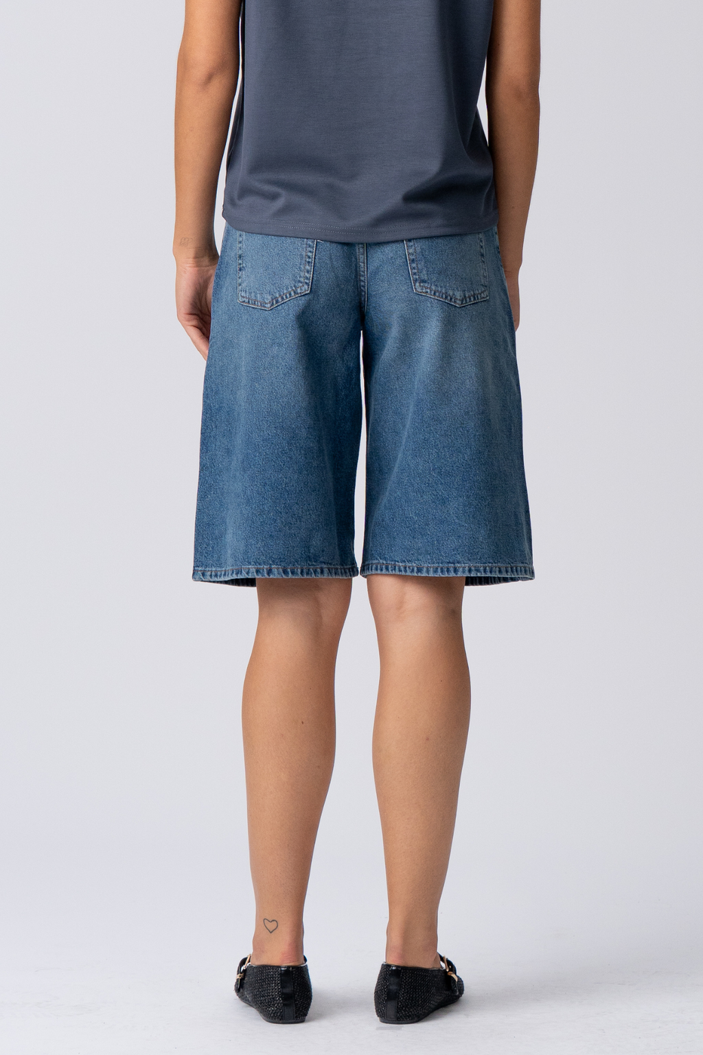Denim Jorts - Blue Denim