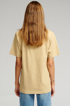 Camiseta de gran tamaño - beige