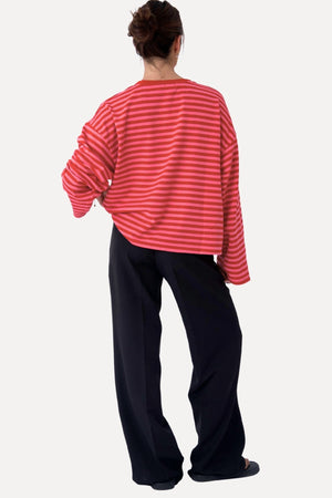 Blusa Cleo - Rojo/Rosa