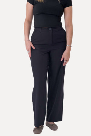 Pantalones clásicos de traje - Negro
