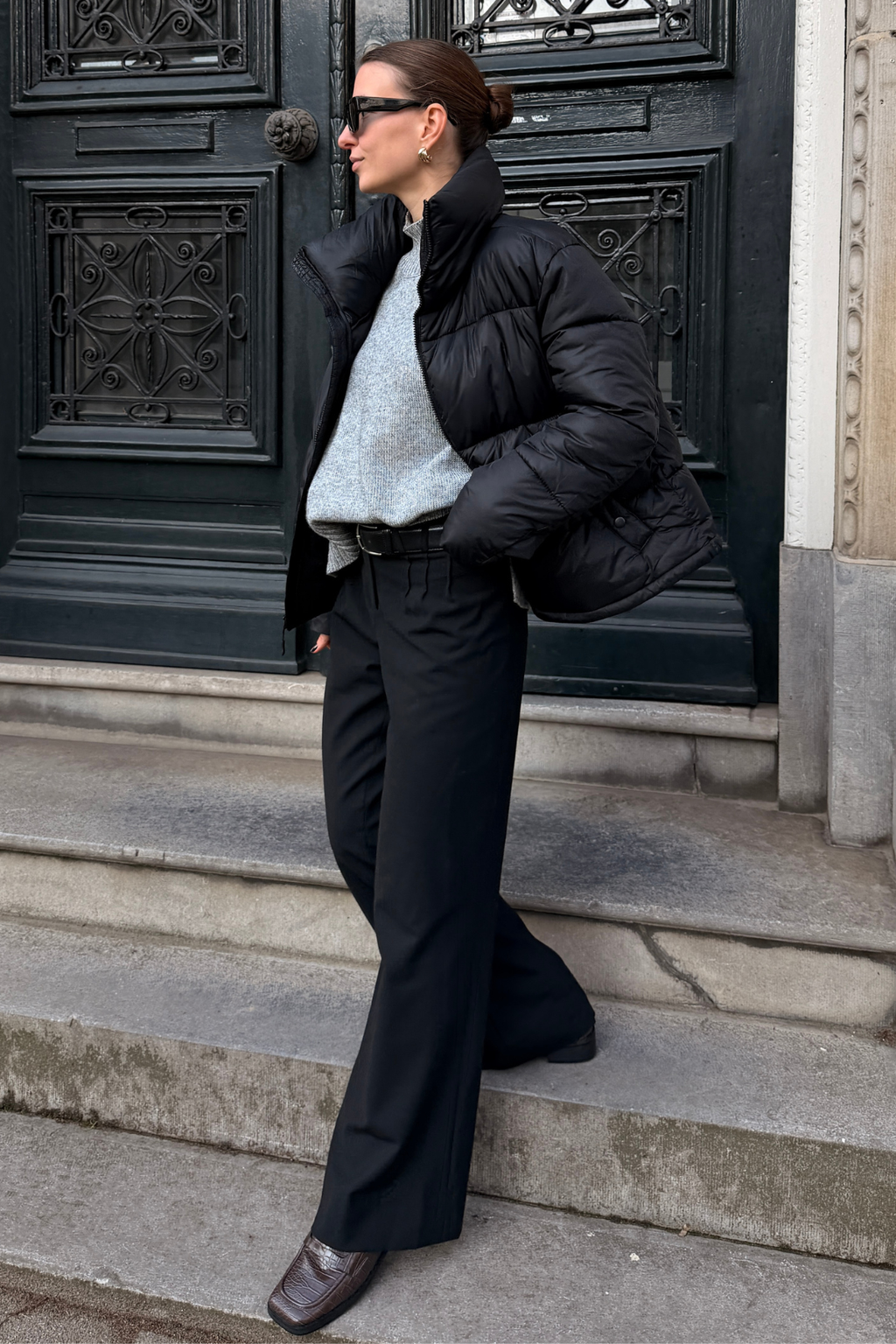 Chaqueta corta corta - Negro