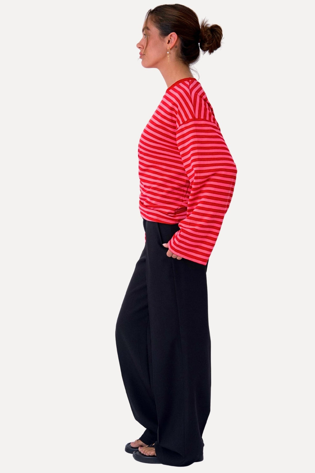 Blusa Cleo - Rojo/Rosa