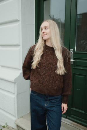 Emma Cable Knit - Chocolate