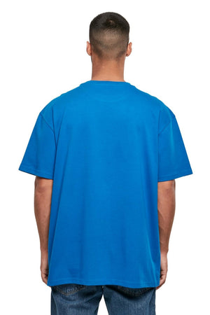 Pesado Oversized Camiseta - Azul Cobalt