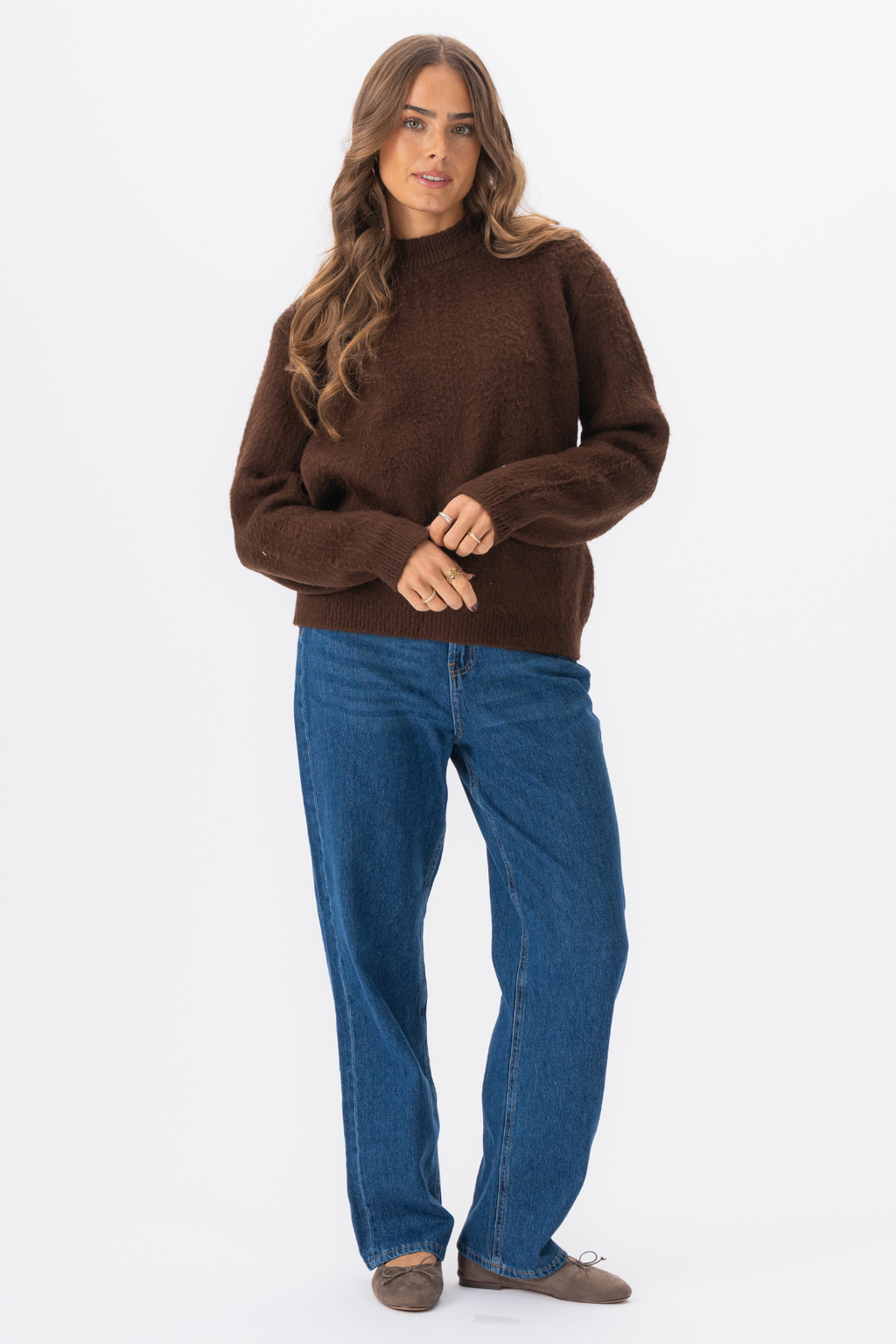Hazel Knit - Brown