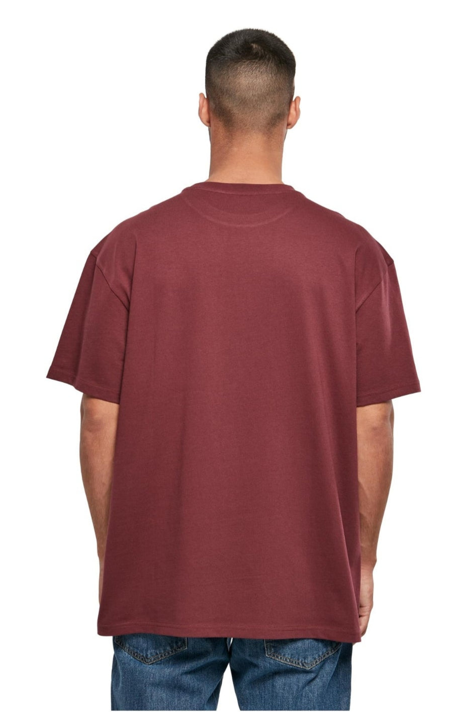 Pesado Oversized Camiseta - Cherry