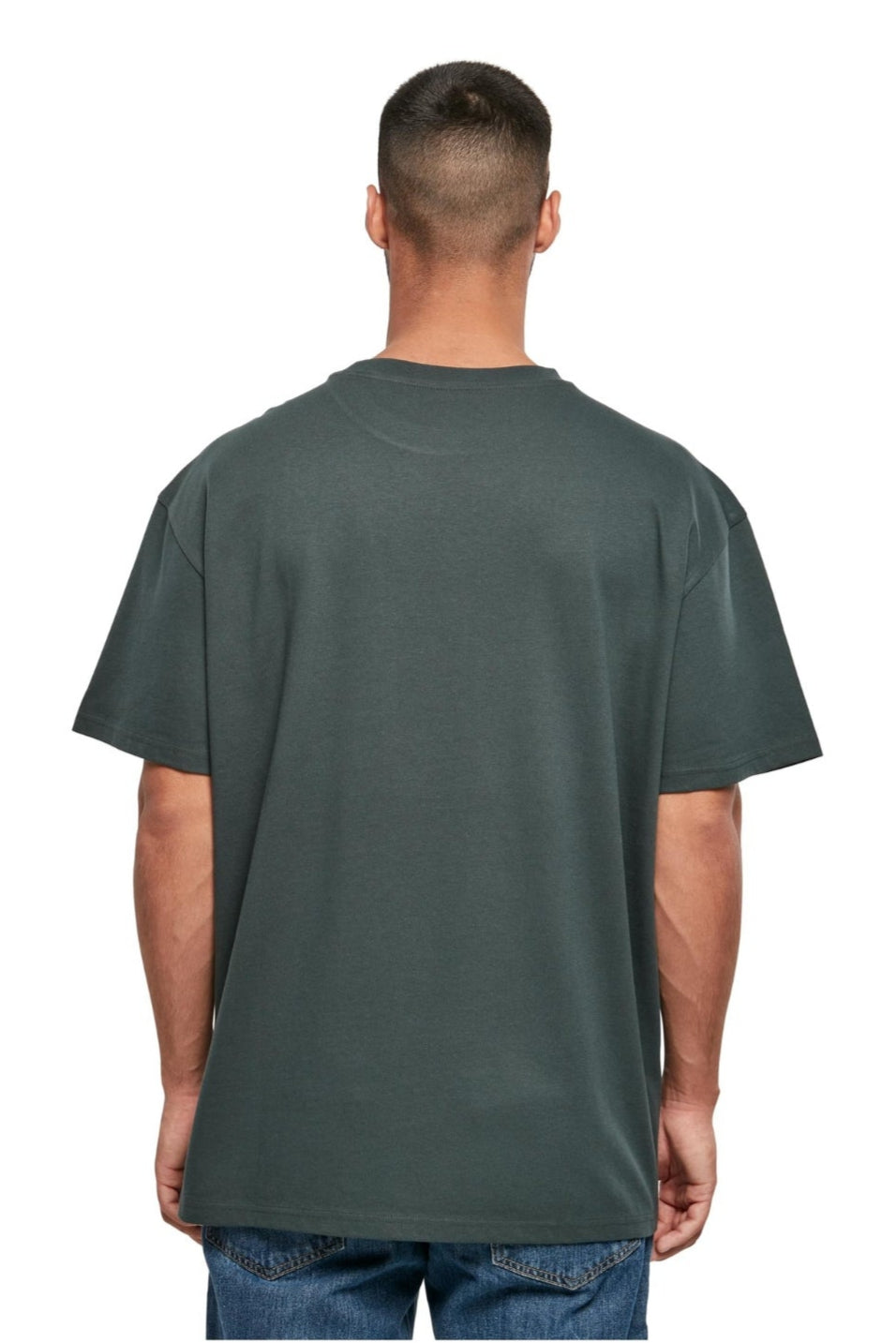Pesado Oversized Camiseta - Bottlegreen