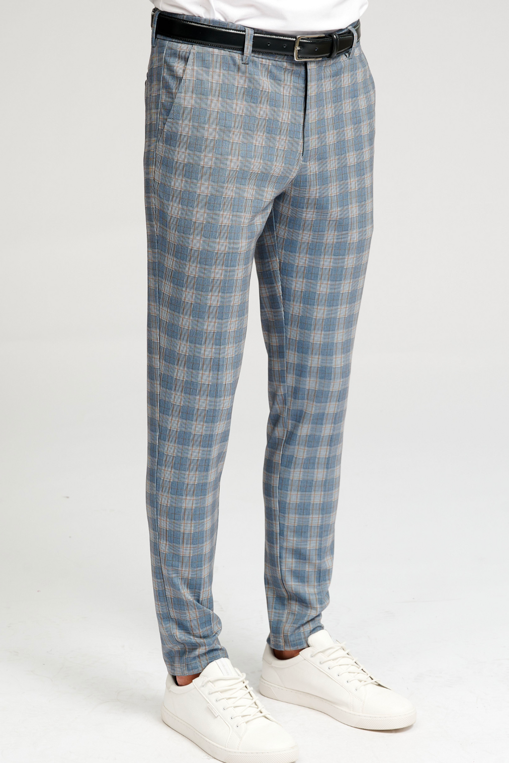 De origen Performance Pants - Blå Ternet (limitado)