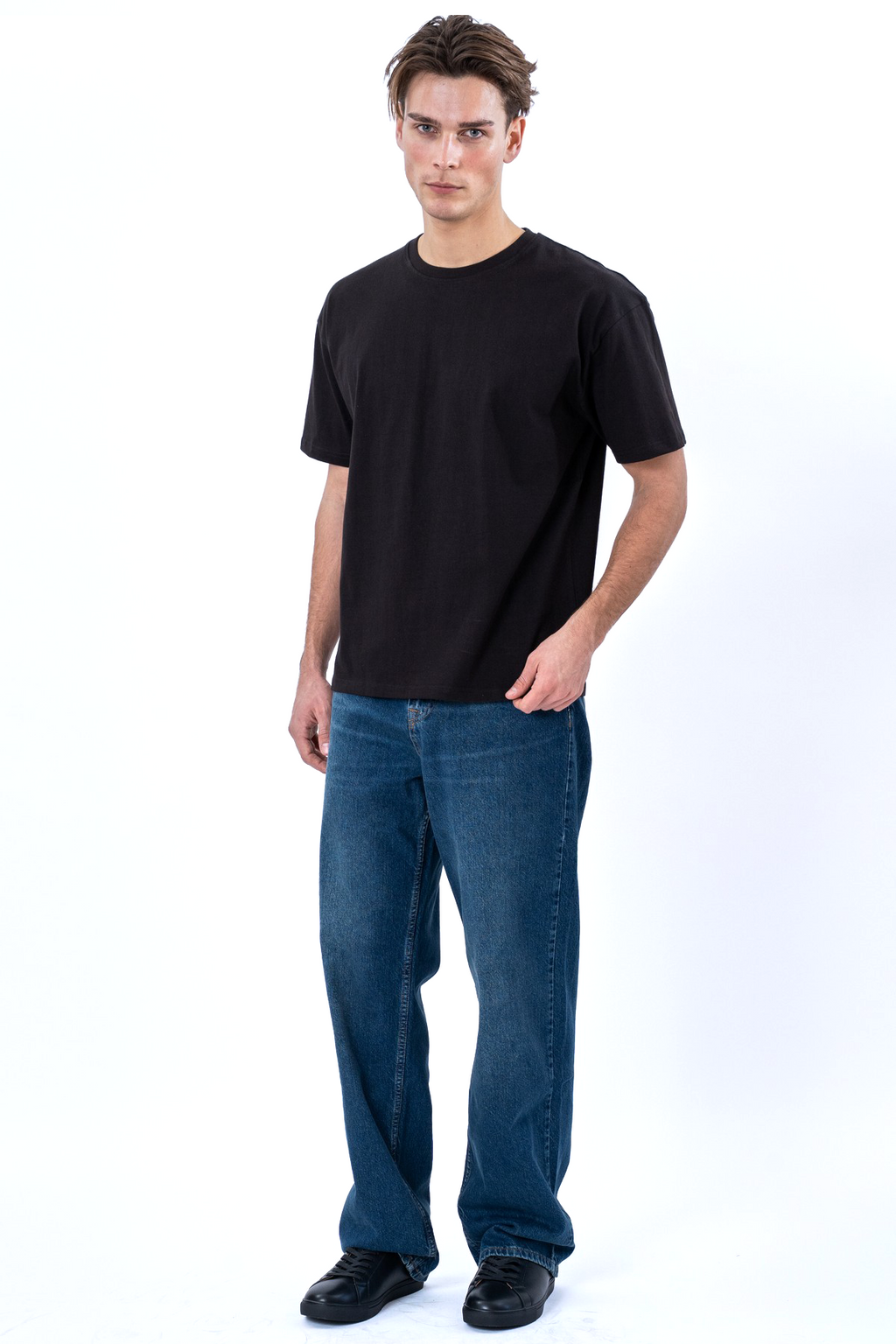 Camiseta cuadrada - Negro