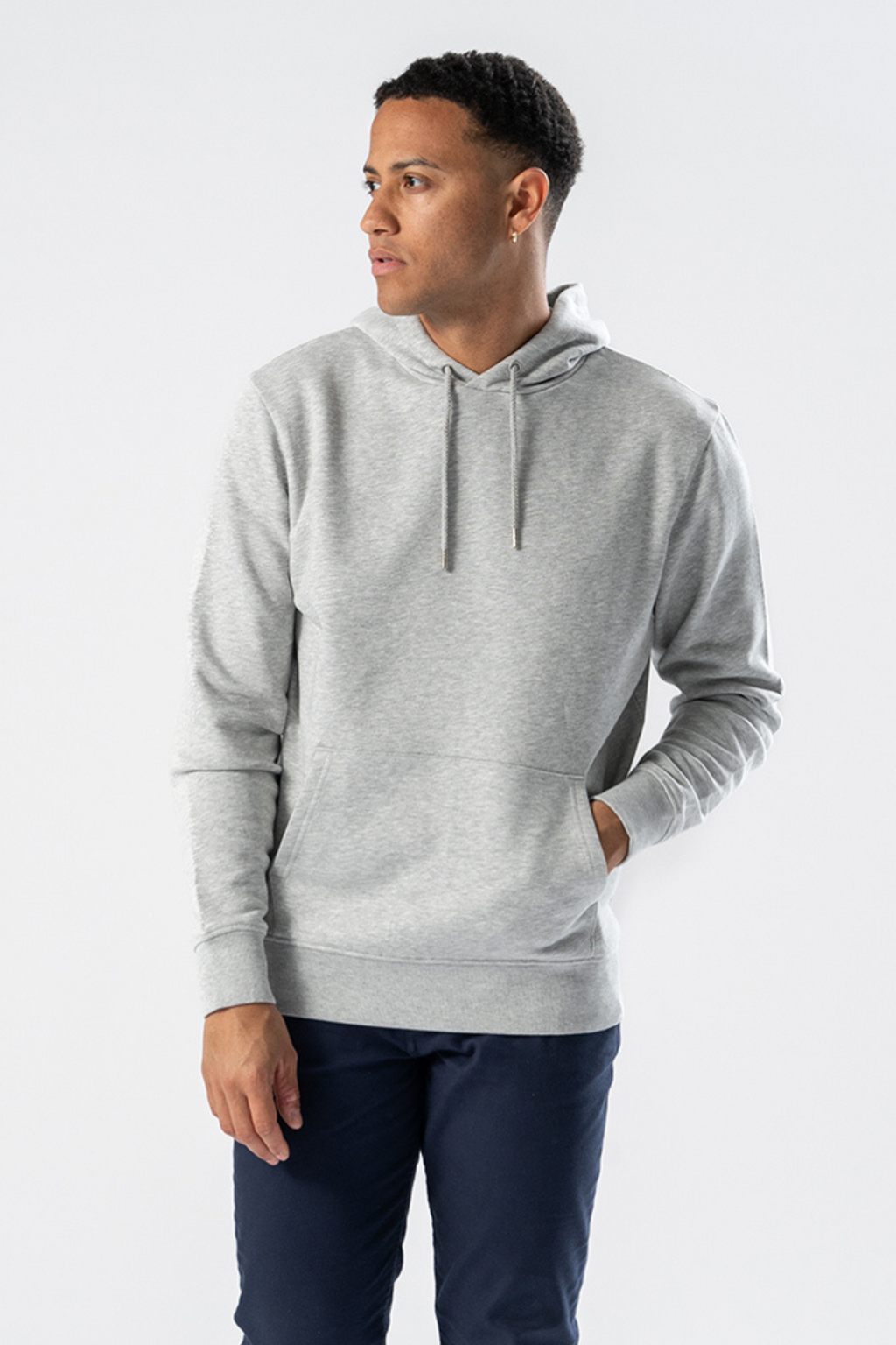 Sudadera con capucha - Gris ceniza