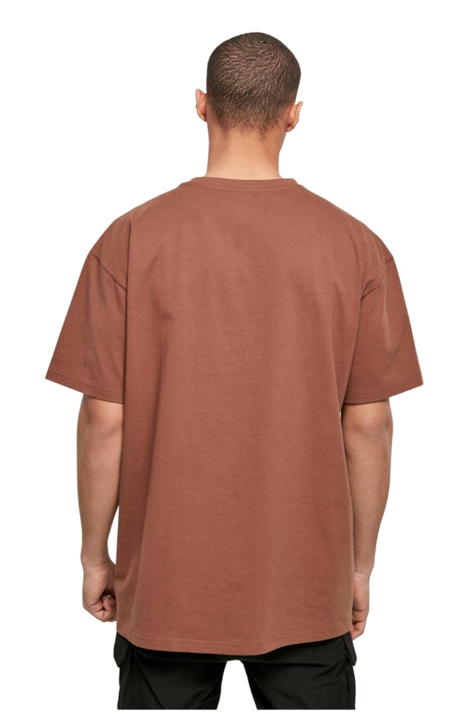 Pesado Oversized Camiseta - corteza