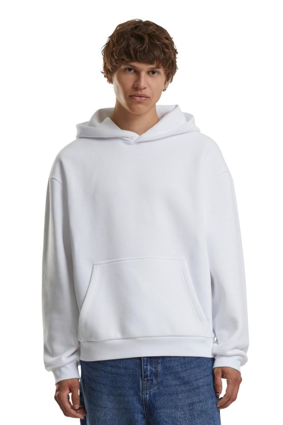Camete de la sudadera con capucha cotidiana - White