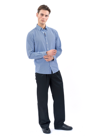The Original Premium Performance Camisa - Blanco/Azul marino