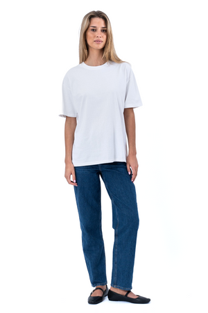 Camiseta Heavy Boxfit - Blanco