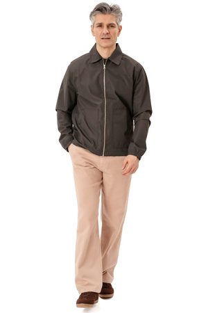 Chaqueta Milan con cremallera - Caqui