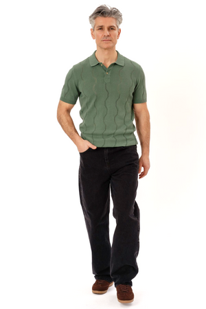 Guillermo Regular Vaqueros - Negro liso