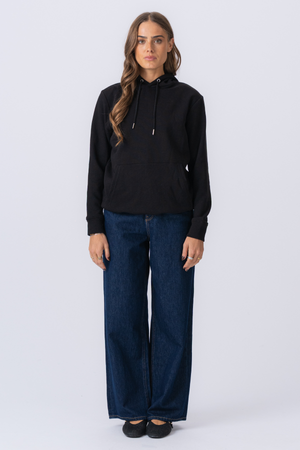 Sudadera sudadera con sudadera - negro