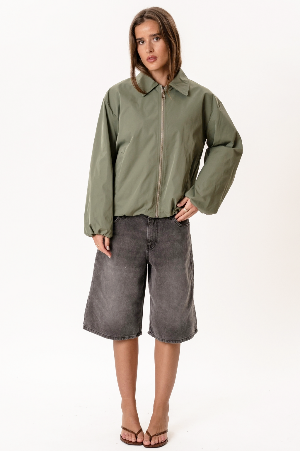 Chaqueta corta Ines - Caqui