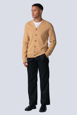 Milo Knit Cardigan - Sand