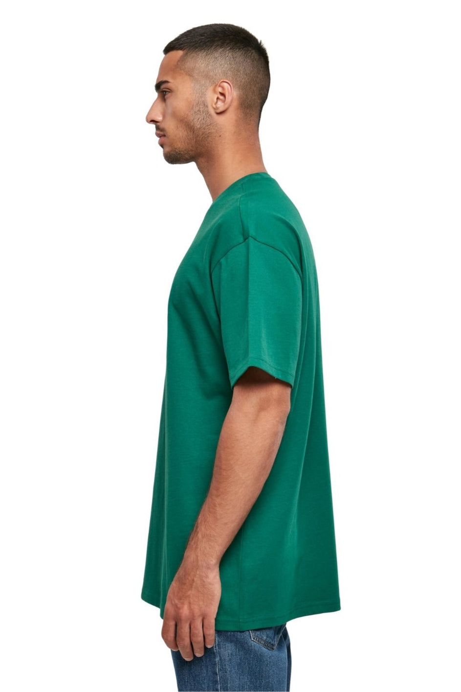 Pesado Oversized Camiseta - Verde