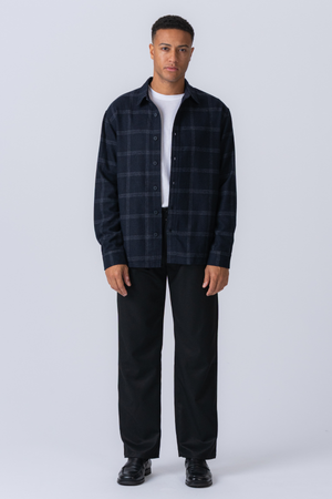 Overshirt Tristan - Marina oscura