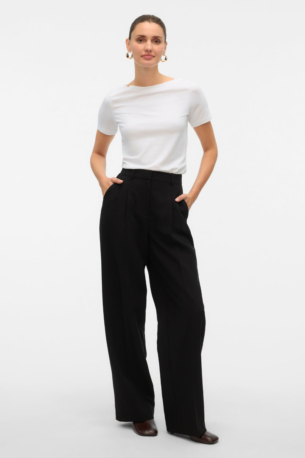 Top modal Panda - Blanco brillante