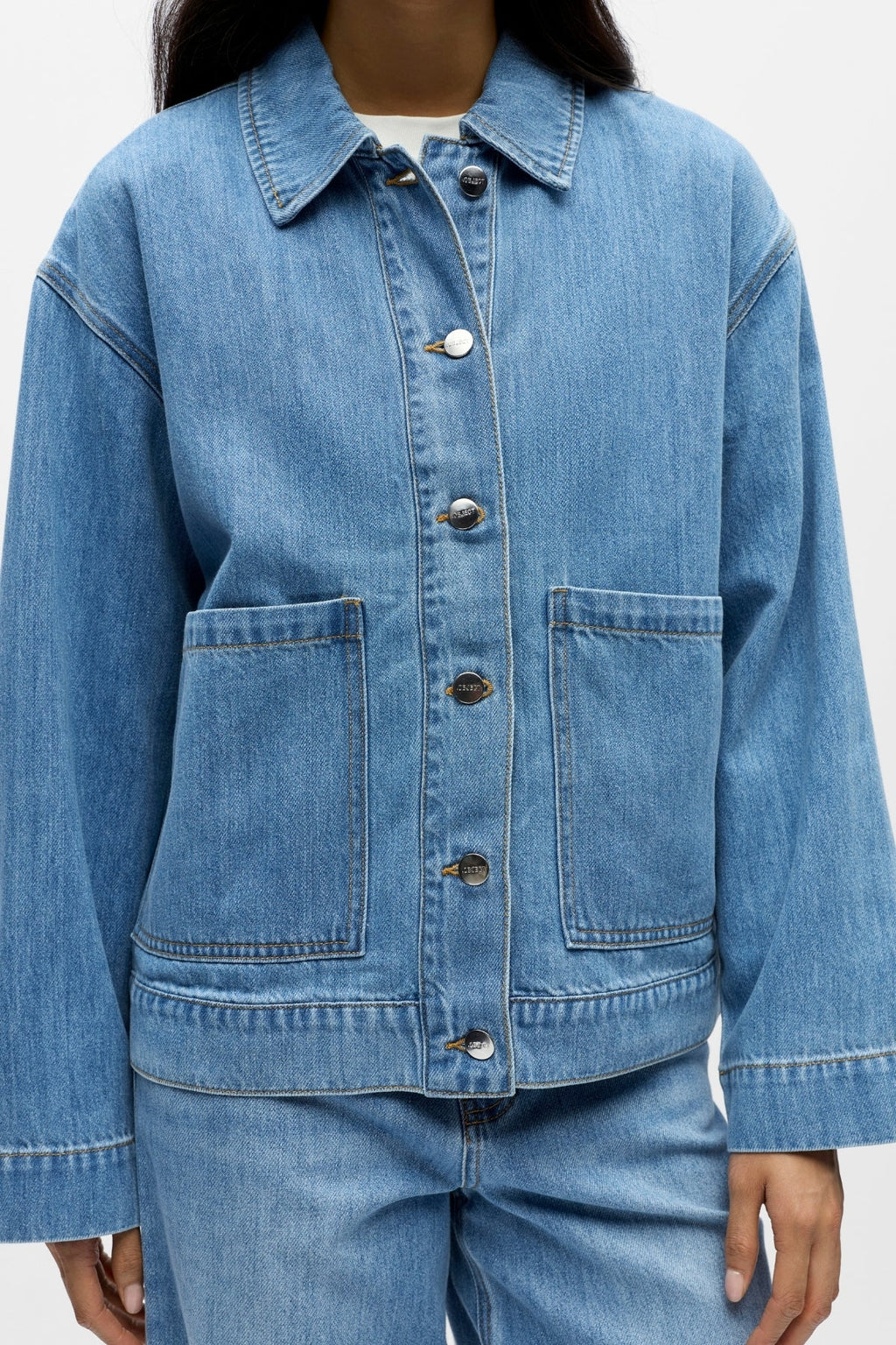 Sobrecamisa Rosie - Denim Azul Claro