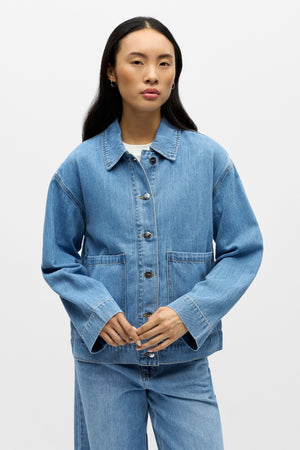 Sobrecamisa Rosie - Denim Azul Claro