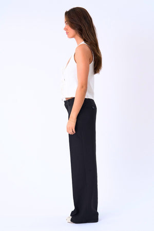 Chaleco de lino - Off White