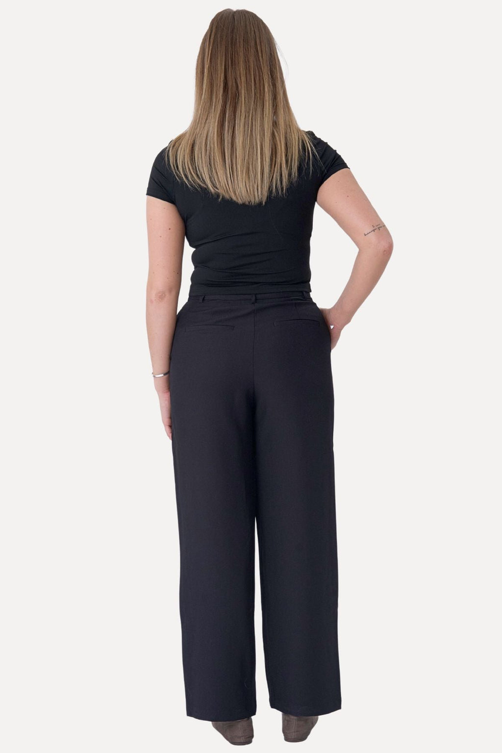 Pantalones clásicos de traje - Negro