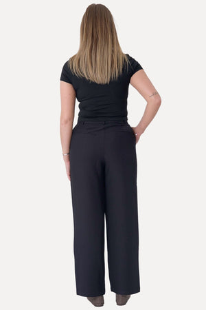 Pantalones clásicos de traje - Negro
