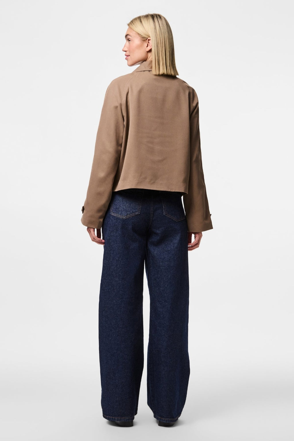 Gabardina Corta Scarlett - Lenteja Marrón