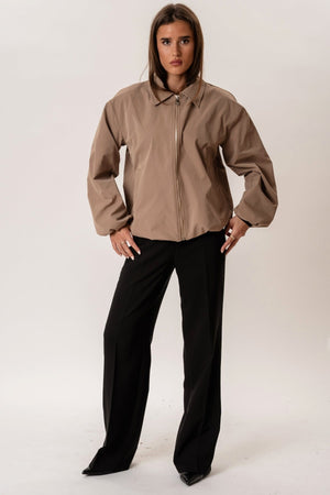 Ines Short Jacket - Camel