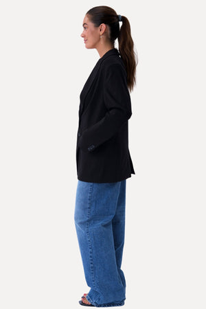 Blazer de corte clásico - Negro