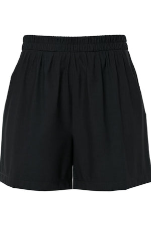 Olly de cintura alta Shorts - Negro