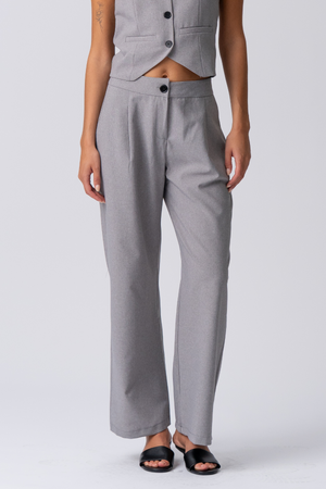 Natalie Pants - Gris claro