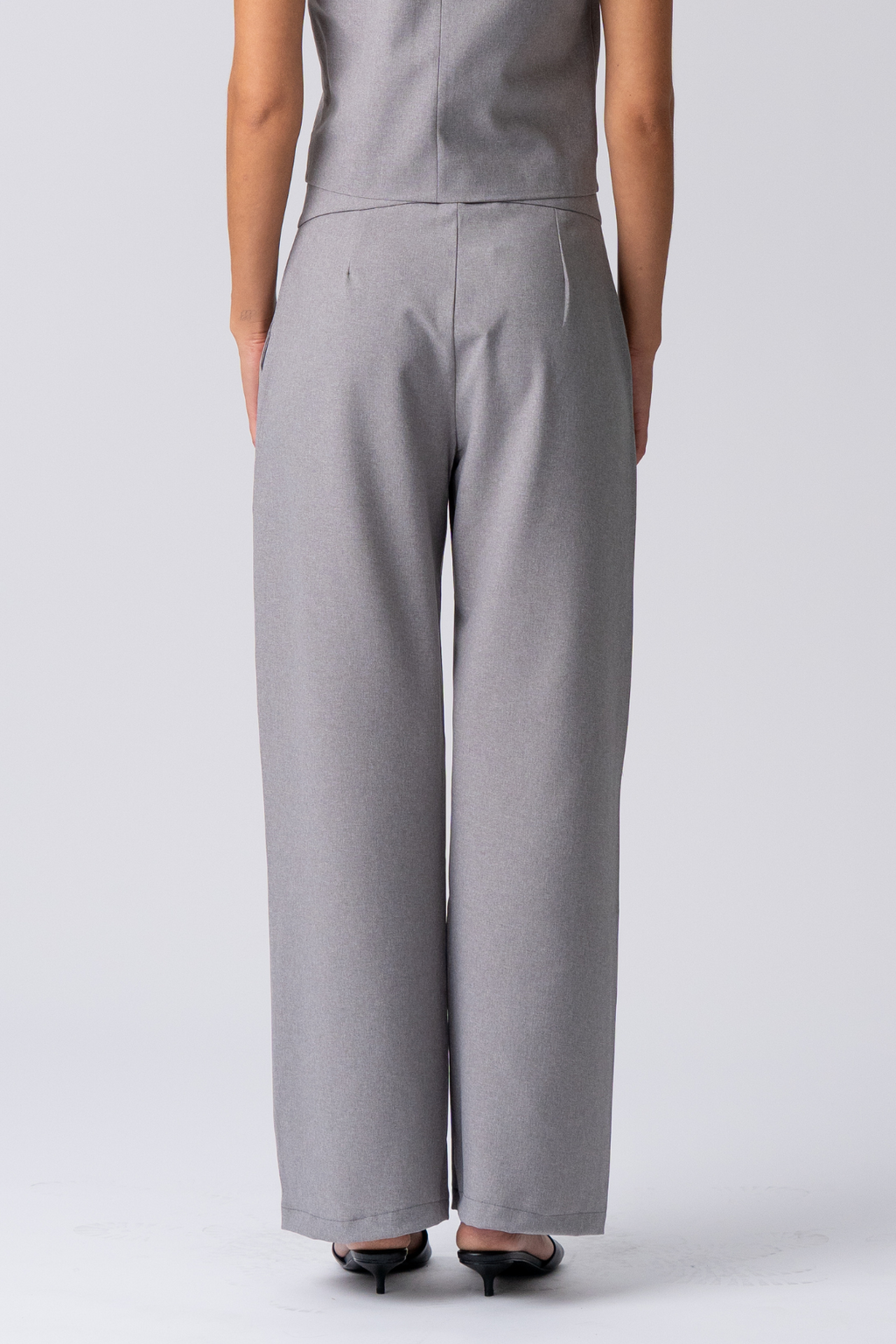 Natalie Pants - Gris claro