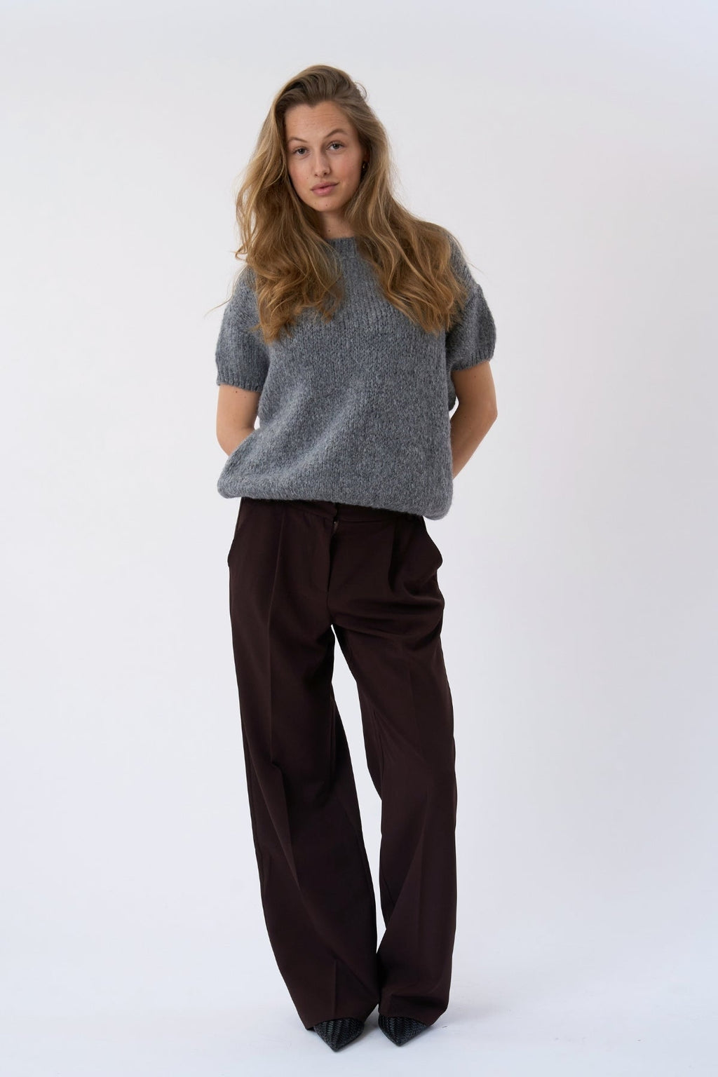 Jersey de manga corta Chloe - Gris