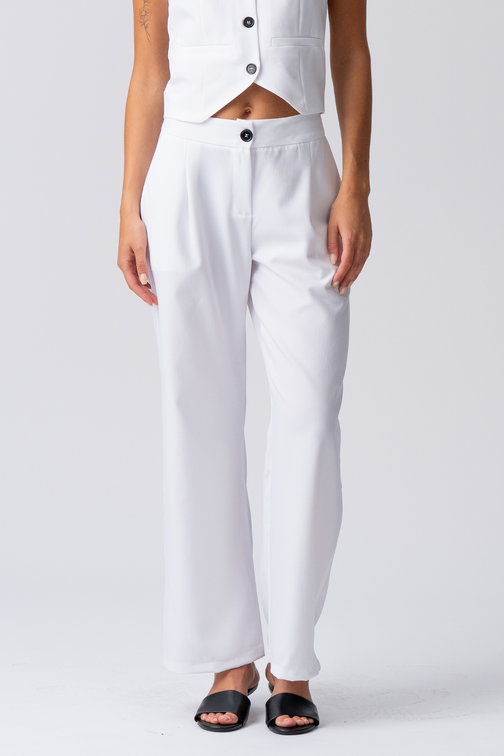 Natalie Pants - Blanco
