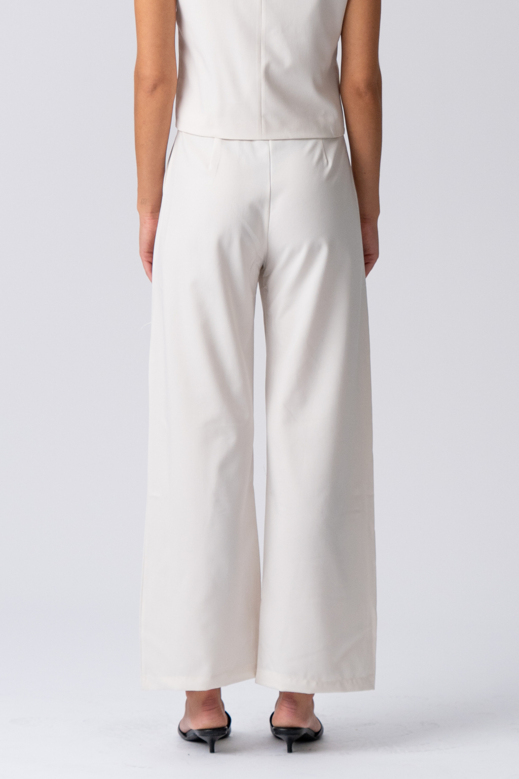 Natalie Pants - Beige ligero