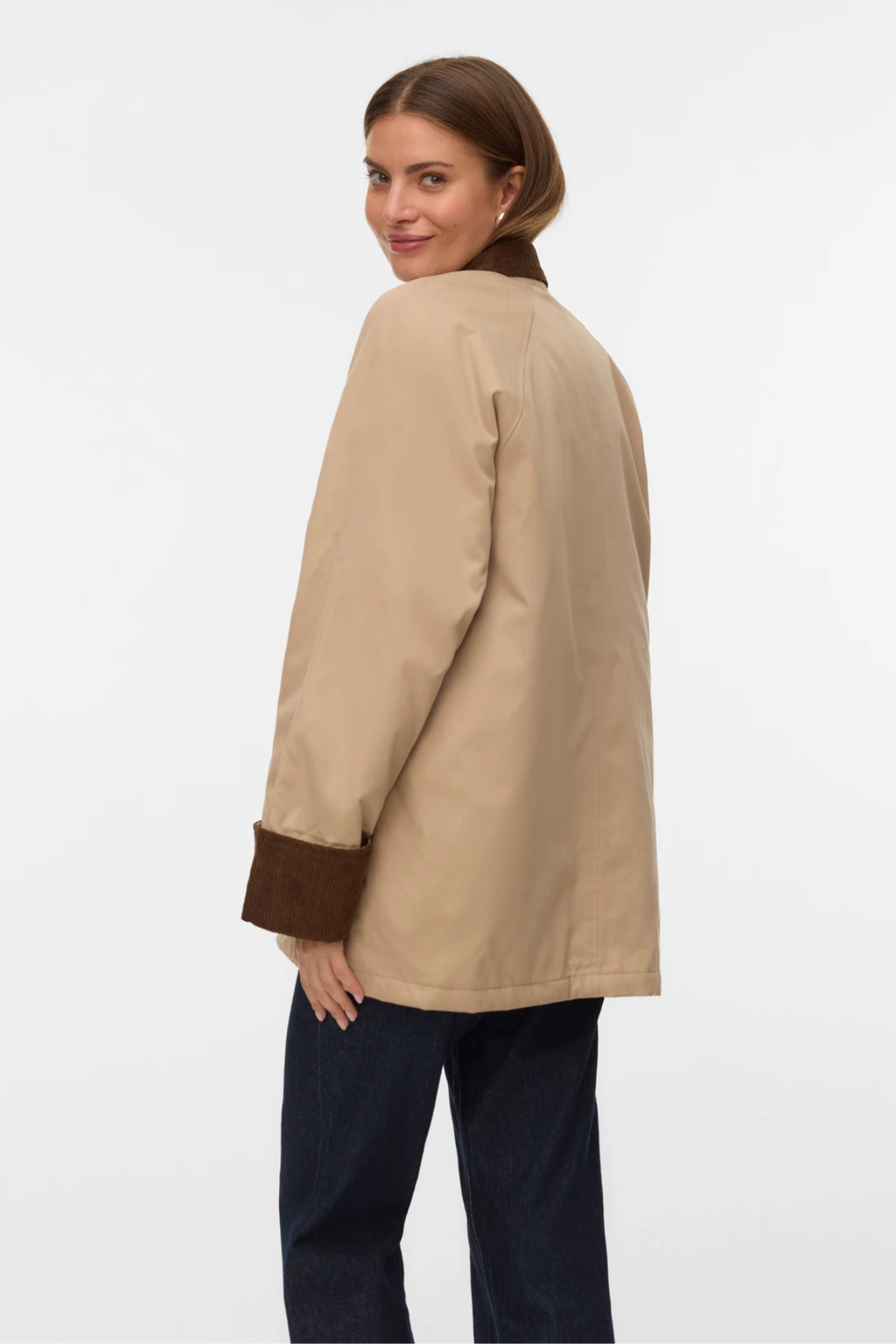 Jacket Gales - Mink plateado