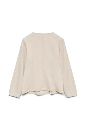 Chaqueta Leva String Ecru Dnm - Crudo