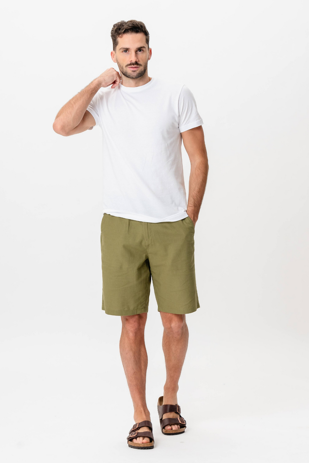 lino Shorts - Verde
