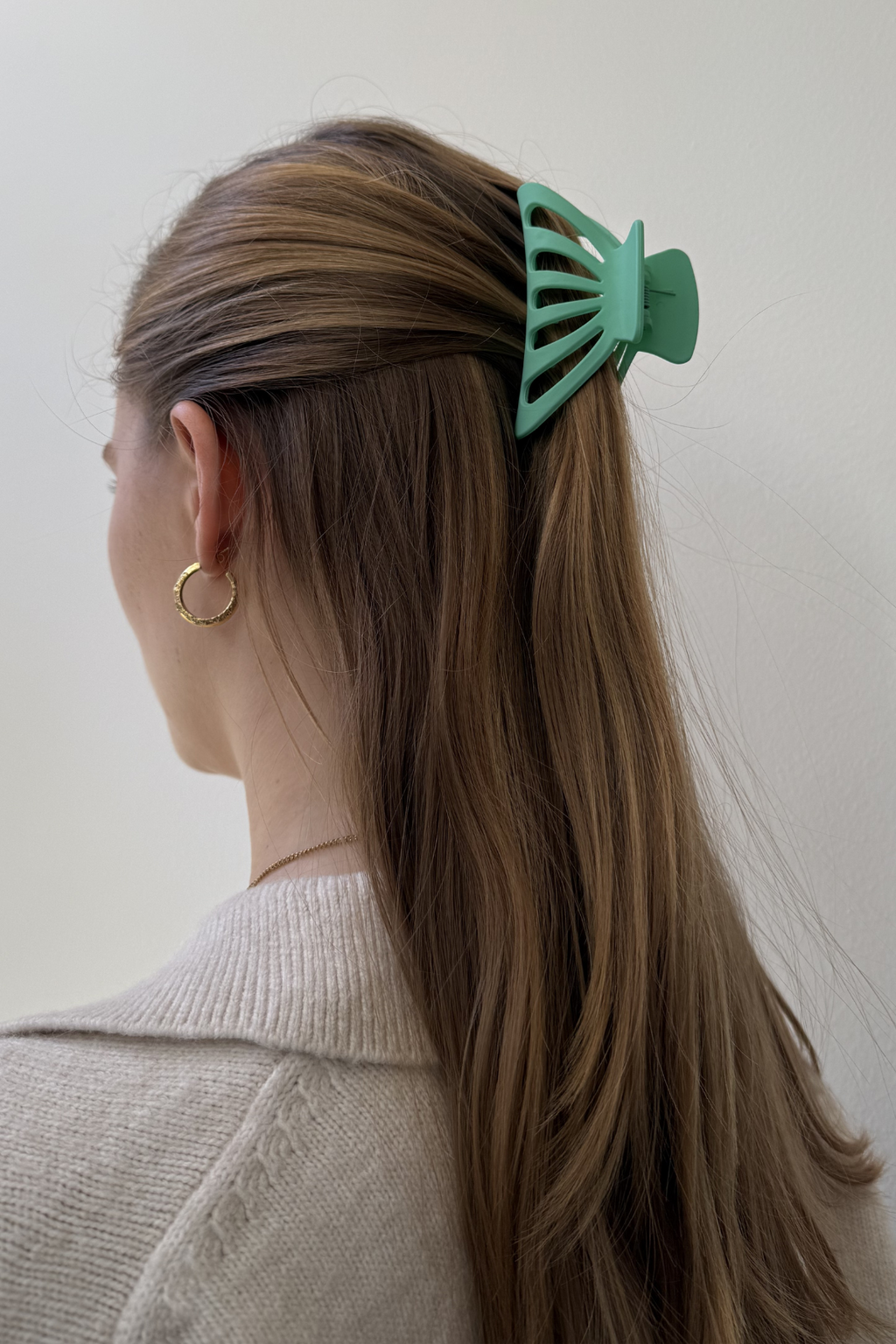 Clip de garra hueco - verde