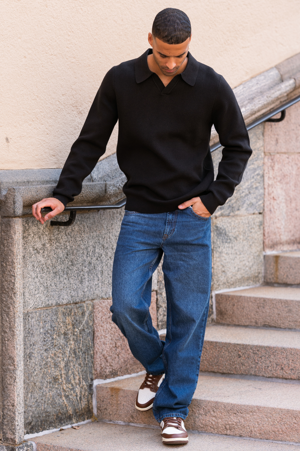 Samuel Polo Knit - Negro