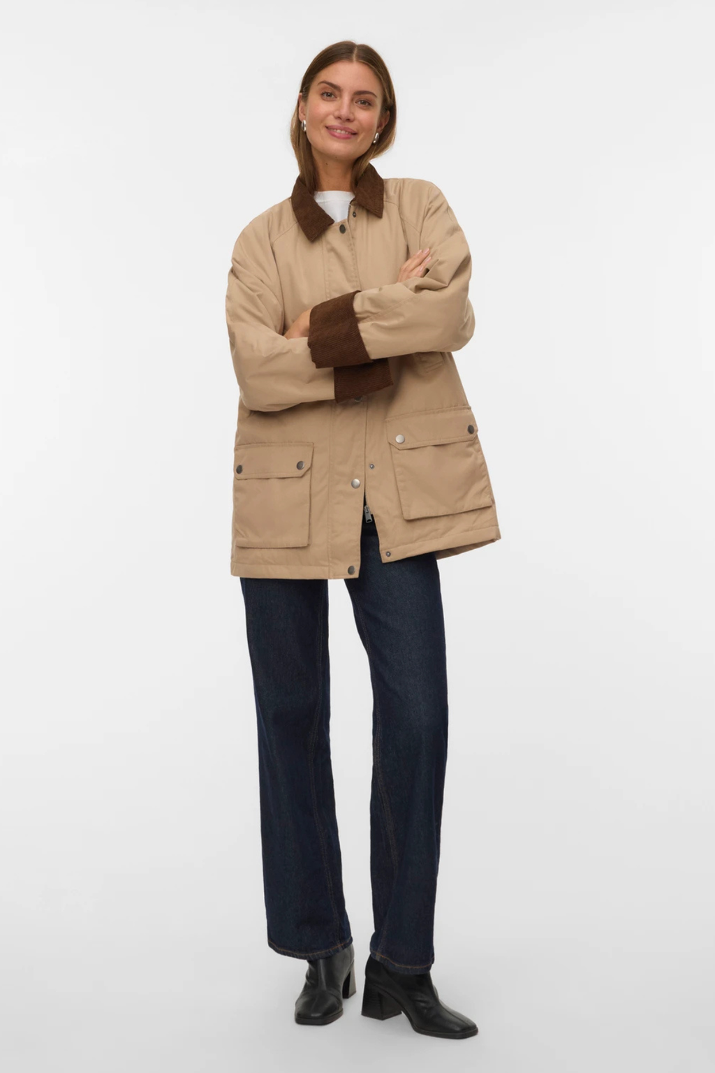 Jacket Gales - Mink plateado