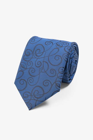TIE - Patrón azul marino/negro