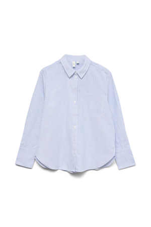 Camisa Inge - Azul Palacio Blanco Nieve