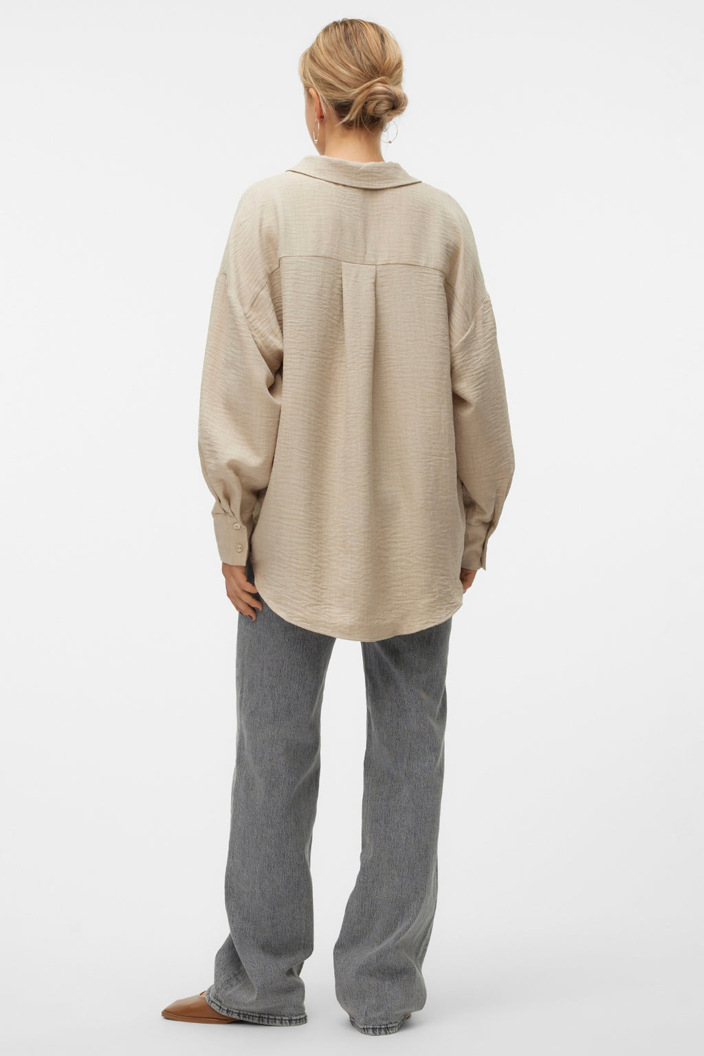 Camisa Melaney Queeny - Overcast Melange